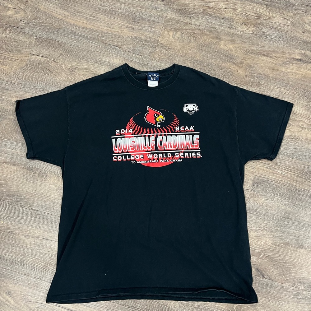 Blue 84 Black Louisville Cardinals World Series Tee - Sz XL